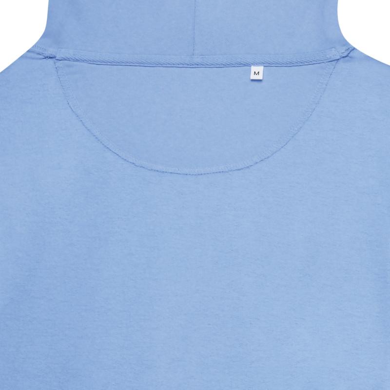 Mikina s kapucňou IQONIQ Jasper z recykl. bavlny sky blue XXS 2