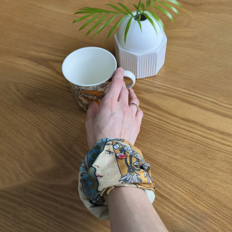 Šatka Alfons Mucha - Zodiak, 25 x 47 cm 3