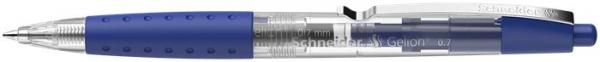 Gélové pero, 0,4 mm, stláčací mechanizmus, SCHNEIDER "Gelion 1", modré