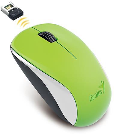 Myš, bezdrôtová, optická, štandardná veľkosť, GENIUS "NX-7000" zelená
