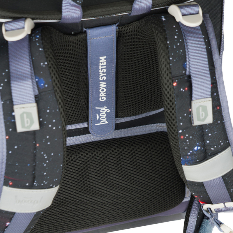 BAAGL Školská aktovka Zippy Plus Pixel Space 7