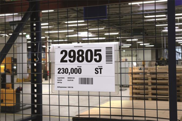 Logistický obal, A4, na šírku, DURABLE, s kovovou sponou, priehľadný 2