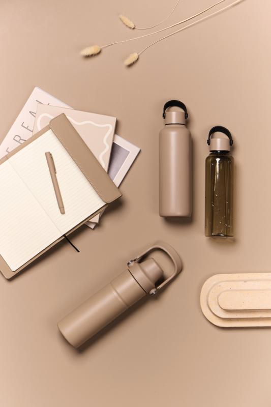 VINGA Baltimore RCS fľaša z rec. Nehr. Nerez. ocele 600 ml greige 6