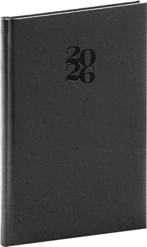NOTIQUE Týždenný diár Essenza 2026, káva, 15 x 21 cm