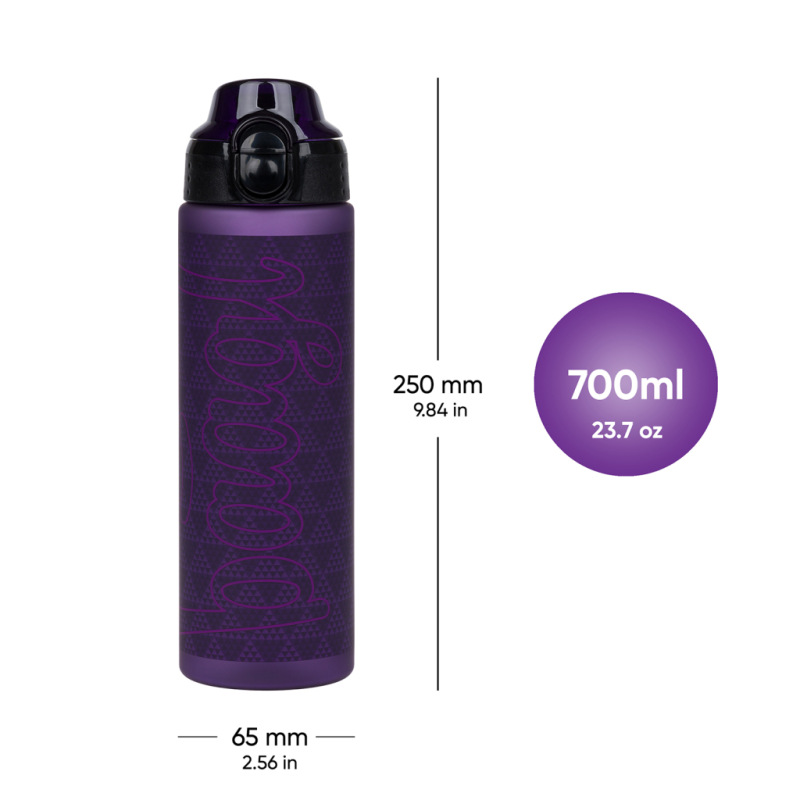 BAAGL Tritanová fľaša na nápoje Plum, 700 ml 6
