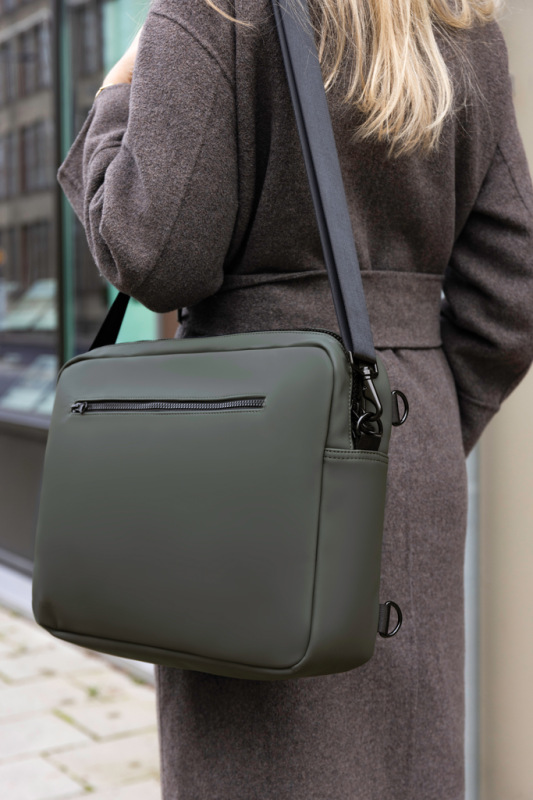 VINGA Baltimore RCS konvertibilný batoh/aktovka zelená 6