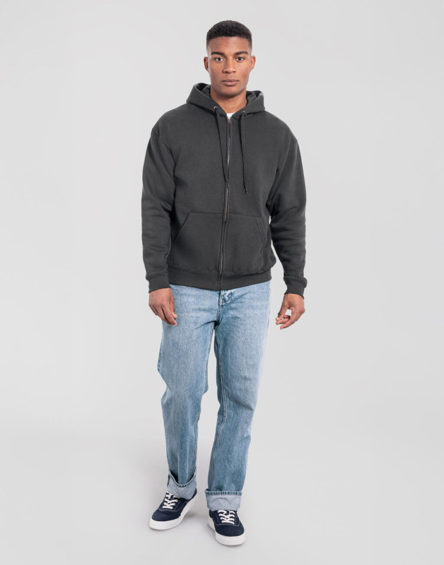 Prémiová zipsová mikina s kapucňou Iconic 1