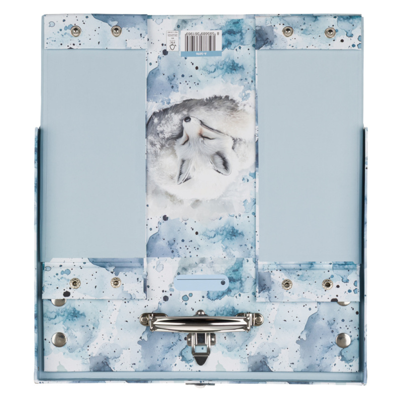 BAAGL Skladací školský kufrík Polar s kovaním 3