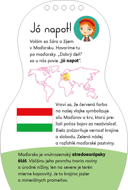 Obliekame maďarské bábiky SÁRA – Maľovanky 1