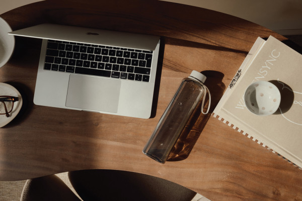 VINGA Arch RCS RPET fľaša 550 ml priehľadné 2