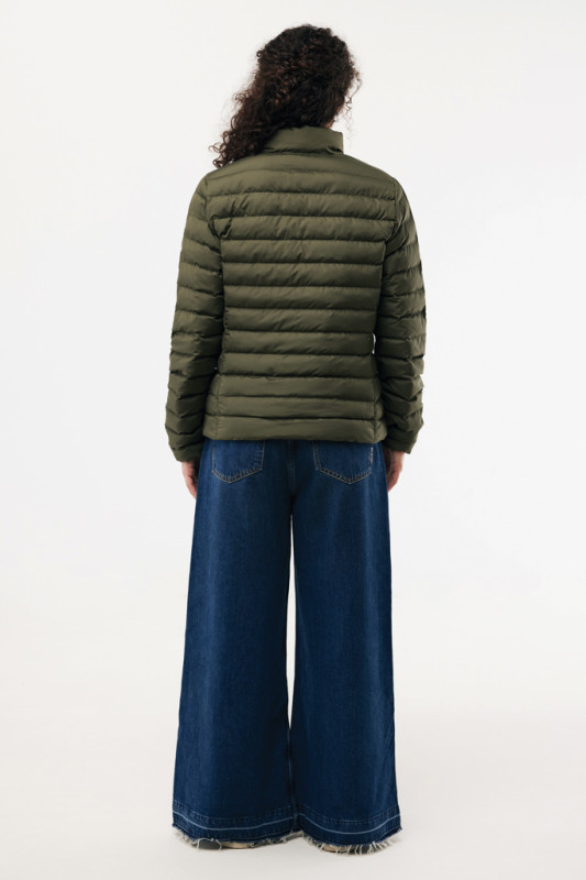 IQONIQ Maiko dámska prešívaná bunda z rec. polyesteru khaki XL 7