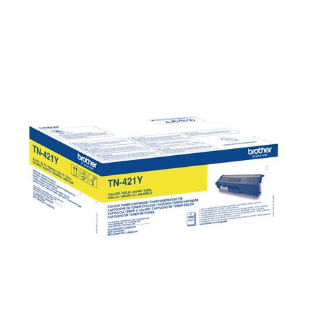 TN421Y Laserový toner k tlačiarňam HL-L8260, DCP-L8410, MFC-L8690, L8900, BROTHER, žltý, 1 2