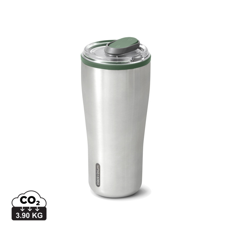 Cestovný nerezový termo hrnček 600ml Black+Blum olivovo zelená