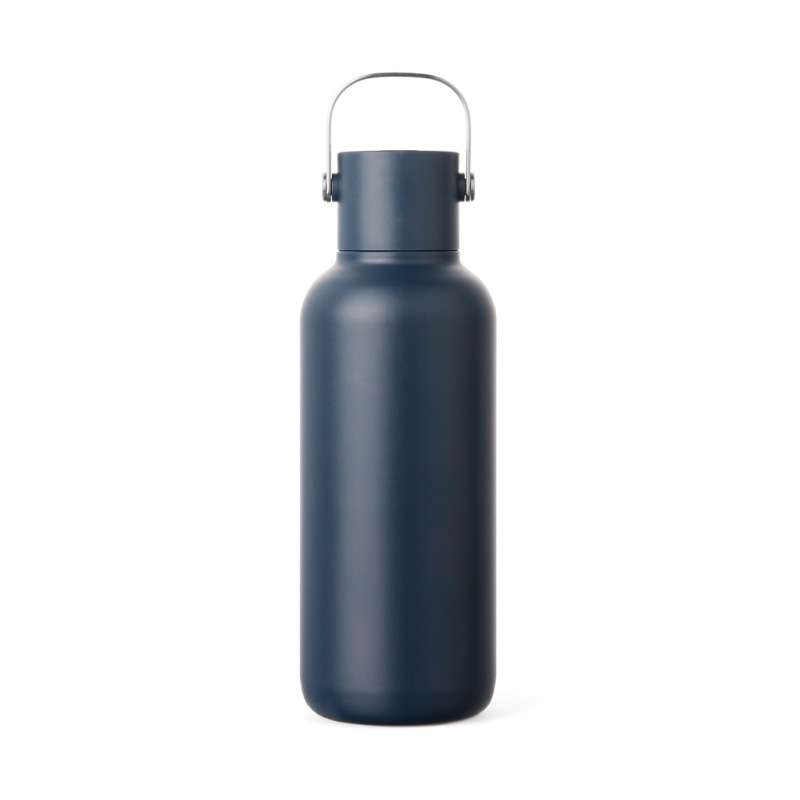 VINGA Cael RCS nerezová fľaša so slamkou 600 ml námornícka modrá 2