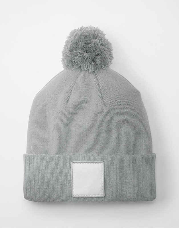 Appliqué Patch Pom Beanie 6