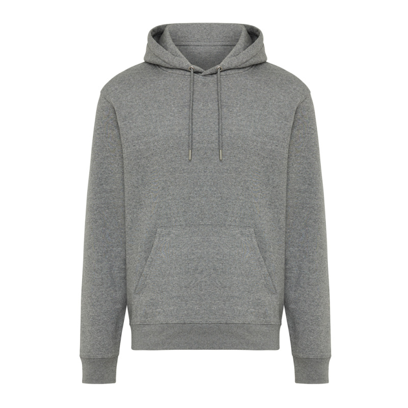 IQONIQ Joshua Unisex mikina s kapucňou z rec. bavlny light heather anthracite XXXL 1
