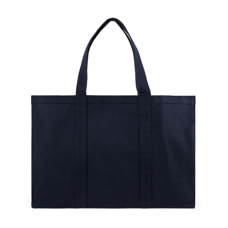 Maxi tote bag VINGA Hilo z recykl. canvas AWARE™ námornícka modrá 1