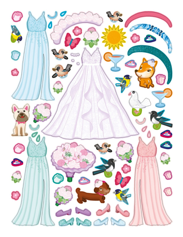 Šaty pre NATÁLKU ─ Kniha samolepiek 6