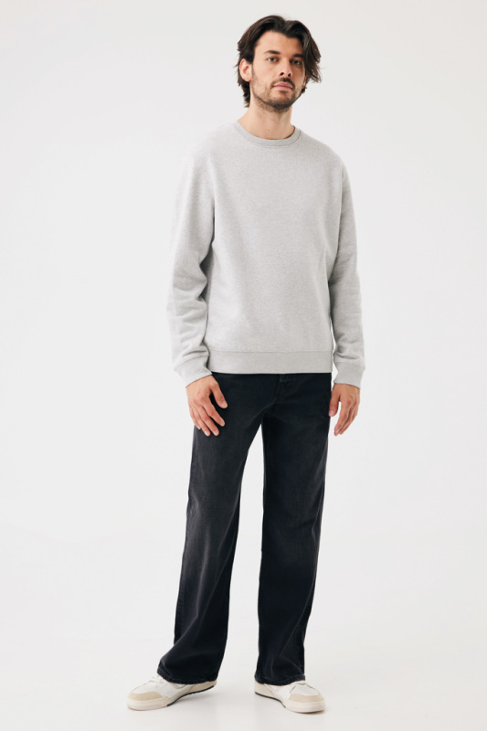 IQONIQ Toria Unisex mikina s okrúhl. výstrihom z rec. bavlny light heather grey XL 10