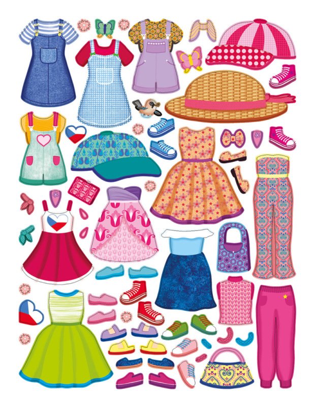 Šaty pre NATÁLKU ─ Kniha samolepiek 7