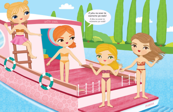 Šaty pre NATÁLKU ─ Kniha samolepiek 3