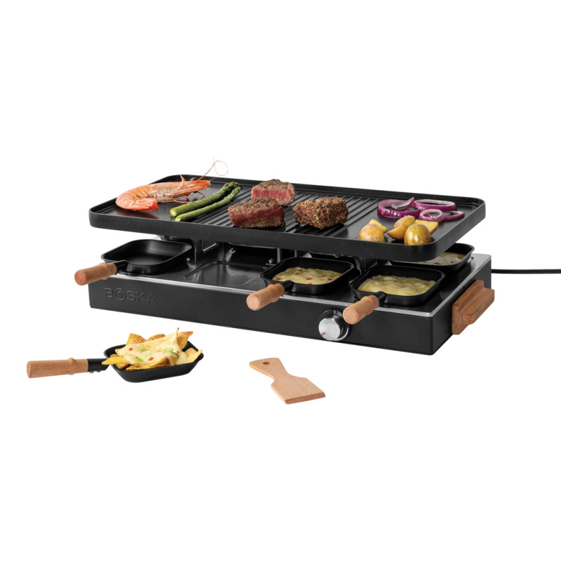 BOSKA Raclette Gourmet Party pre 8 osôb čierna
