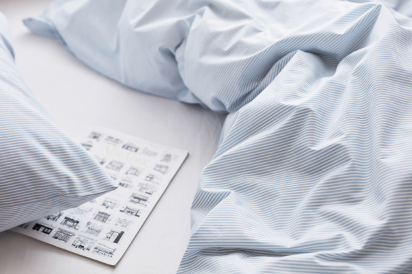 Prémiová bavlnená bielizeň VINGA Montgomery, sada 4 ks modrá 2