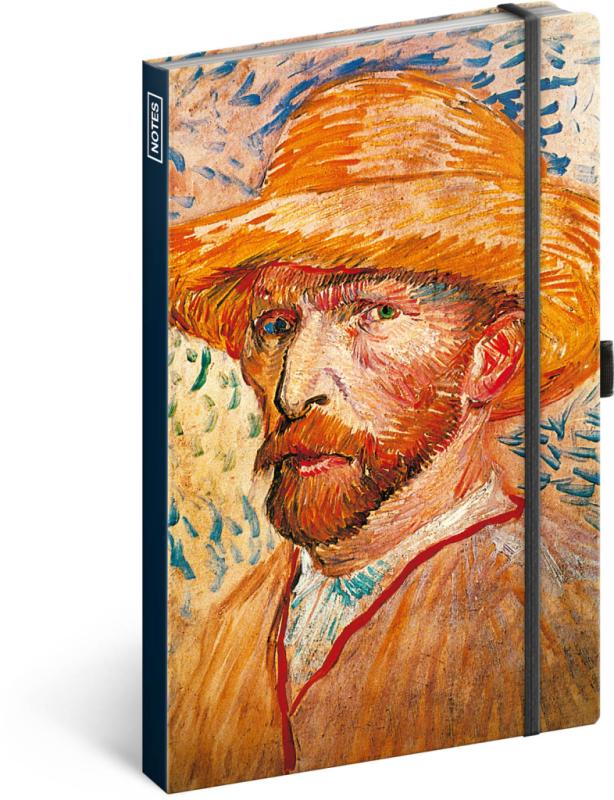 NOTIQUE Notes Vincent van Gogh, linajkovaný, 13 x 21 cm