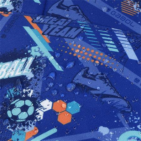 Školská taška, so zipsom, GABOL "Crew", modrá, futbal 7