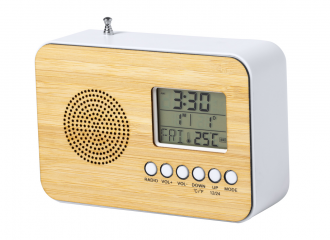 Tulax stolové rádio s hodinami