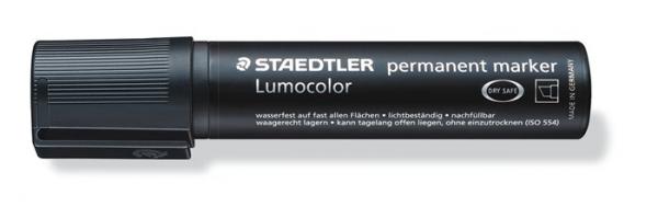 Permanentný popisovač, 2-12 mm, zrezaný hrot, STAEDTLER "Lumocolor 388", čierny