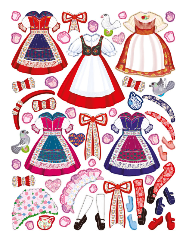 Šaty pre NATÁLKU ─ Kniha samolepiek 5