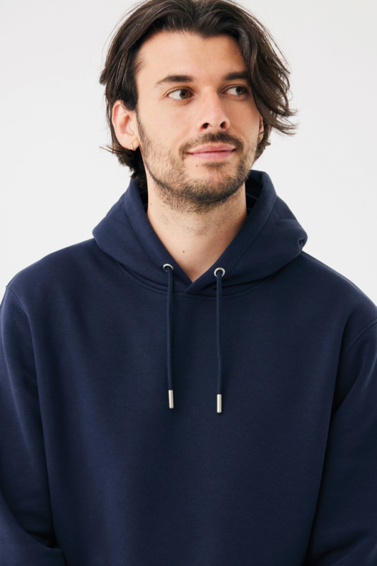 IQONIQ Joshua Unisex mikina s kapucňou z rec. bavlny námornícka modrá XL 13