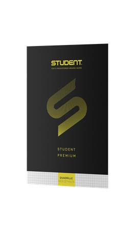 Zošit, A4, štvorčekový, 32 listov, ICO "Student Premium", čierny 2