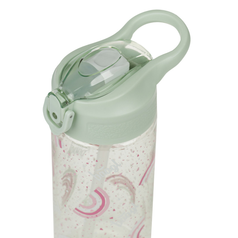 BAAGL Tritanová fľaša na nápoje so slamkou Dúha, 500 ml 2