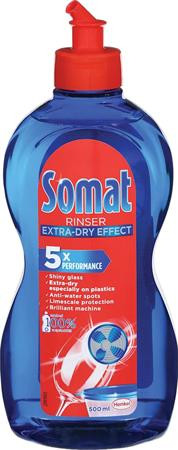 Oplachovací prostriedok do umývačky riadu, 500 ml, SOMAT „Duo Power Experts“ 1