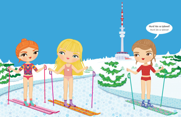 Šaty pre NATÁLKU ─ Kniha samolepiek 4