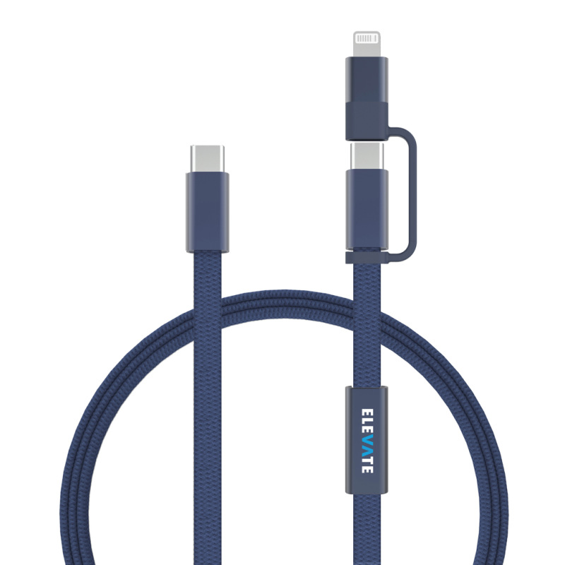 Arc RCS 60W 120 cm 2 v 1 rýchlonabíjací kábel modrá 4