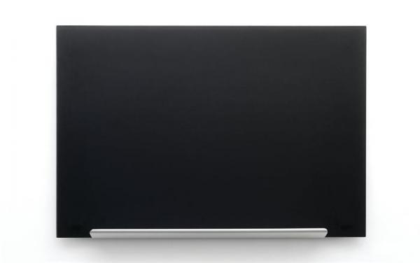 Magnetická sklenená tabuľa, 71,1x126 cm, NOBO  "Impression Pro", čierna