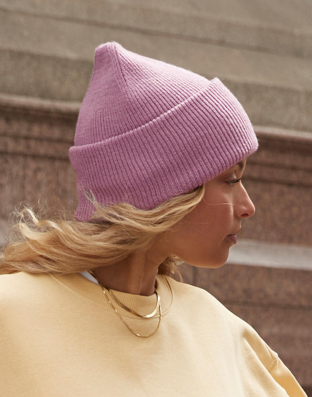 Klasická čiapka Beanie se širokou manžetou 11