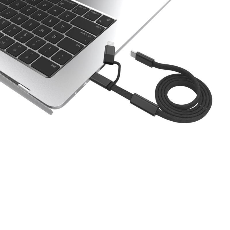 Arc RCS 60W 120 cm 2 v 1 rýchlonabíjací kábel čierna 3