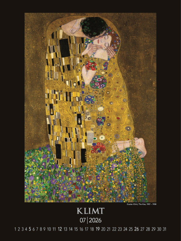 Nástenný kalendár Gustav Klimt 2026 7