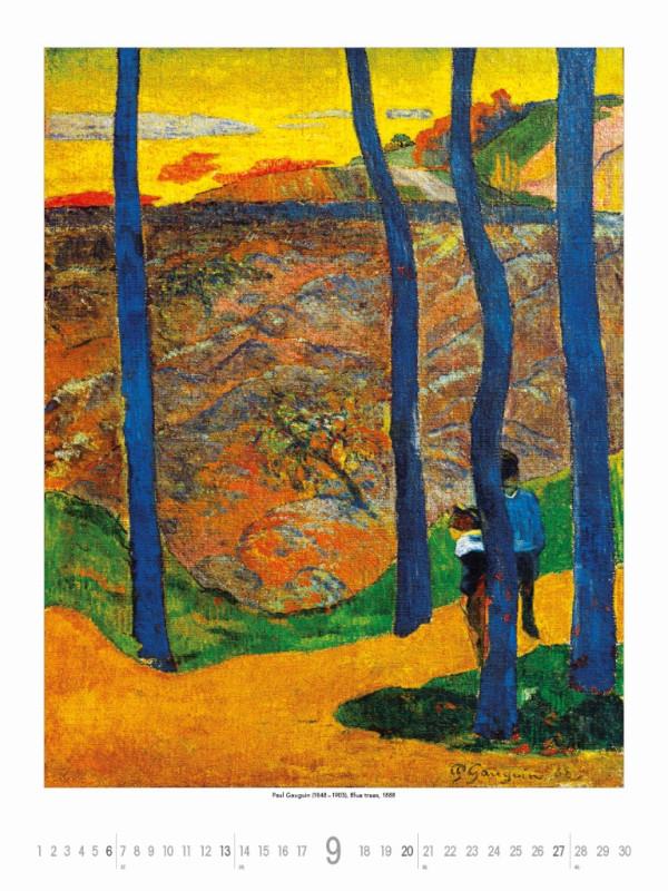 Nástenný kalendár Impressionists 2026 10