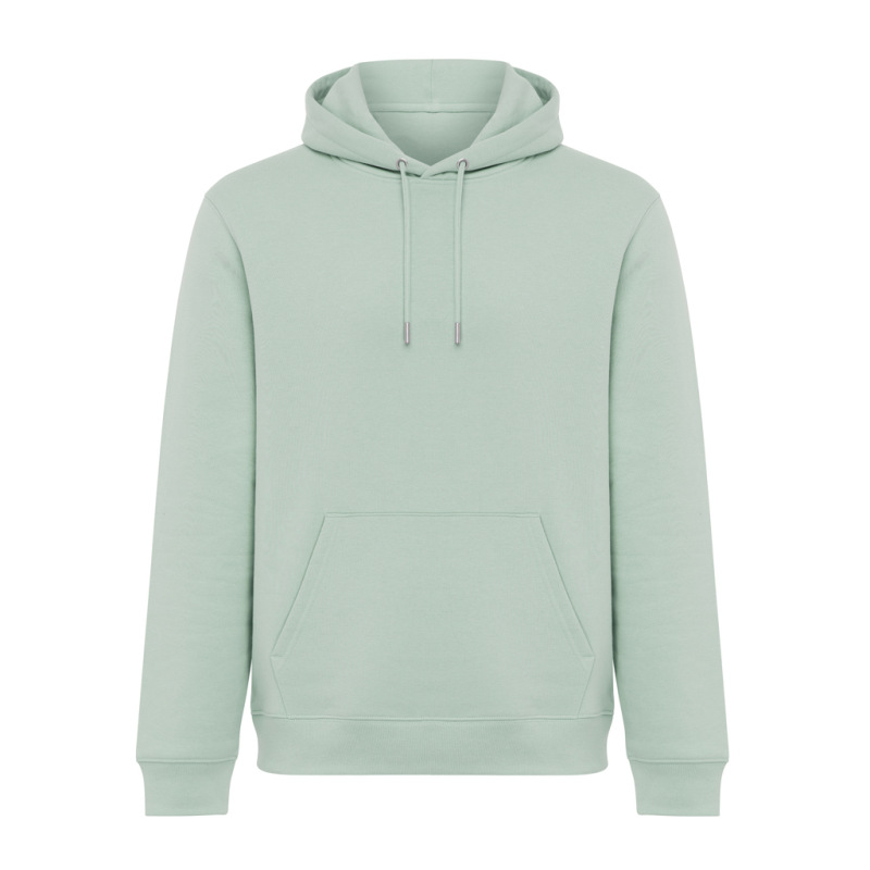 IQONIQ Joshua Unisex mikina s kapucňou z rec. bavlny Iceberg green XS 1
