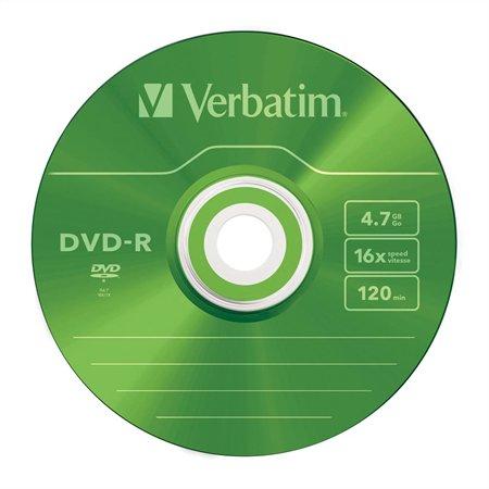 DVD-R disk, farebné, AZO, 4,7GB, 16x, 5 ks, tenký obal, VERBATIM