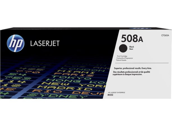 CF360A Toner k tlačiarnam Color LaserJet Enterprise M552, M553 , HP 508A čierna 6k 1