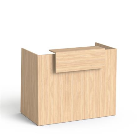 Recepčný pult, 130x64,5 cm, MAYAH "Freedom SV-91", dub 1