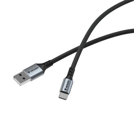 USB kábel, USB-A - USB-C, 1,2 m, VERBATIM, čierna 2