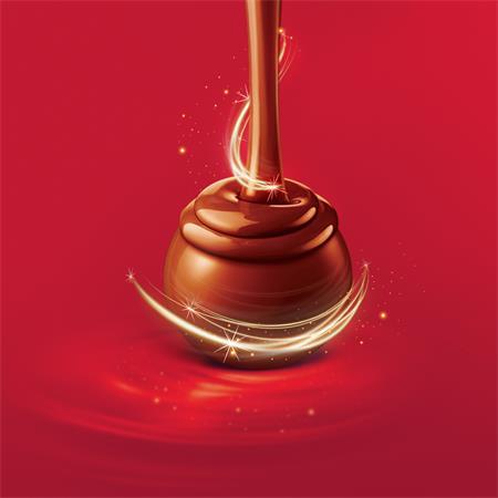 Dezert, 125 g, vianočný stromček, LINDT "Lindor", mliečna čokoláda