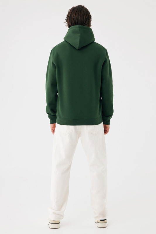 IQONIQ Joshua Unisex mikina s kapucňou z rec. bavlny forest green XXL 13